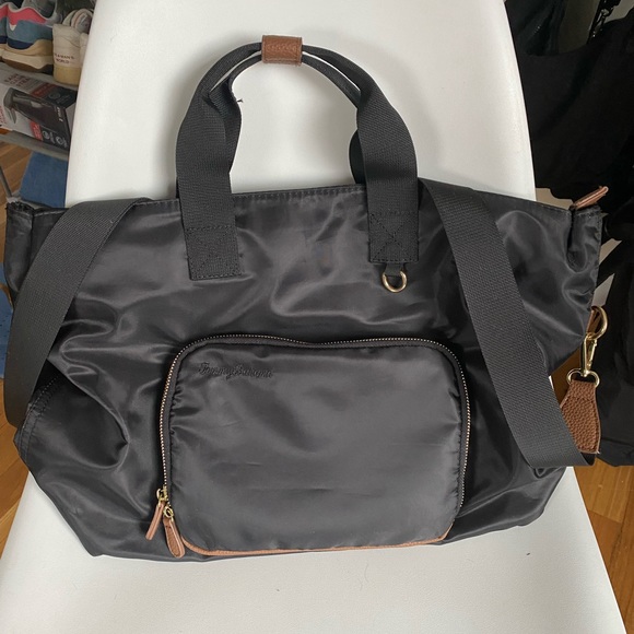 Tommy Bahama Handbags - Black and Brown Tommy Bahama Nylon Work Tote Bag